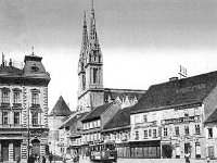 Trg bana Jelačića - Bakačeva ulica 1913. godine